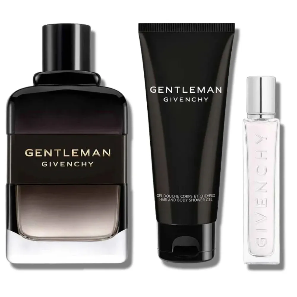 Kit Coffret Gentleman EDP Boisee 100ml + Gel De Banho 75ml + Travel Spray 12,5ml